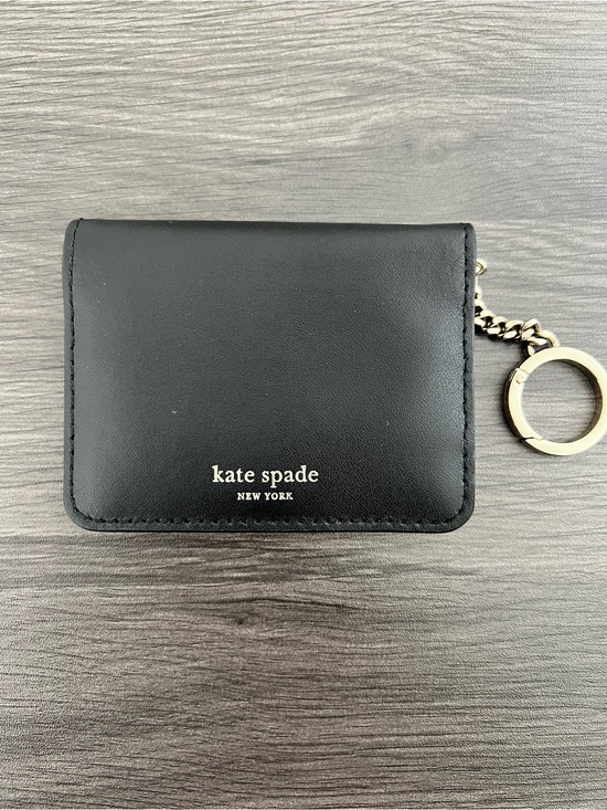 kate spade Accessories - kate spade Black Card Holder with Key Ring